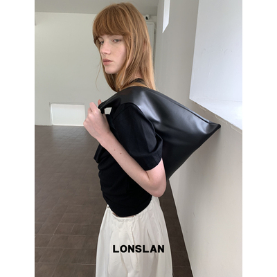 Lonslan BAG 2025  NEW  超软牛皮简约高级通勤腋下包
