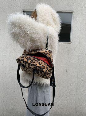 Lonslan BAG 2025 NEW  时尚复古高级感内里正红大容量质感手提包