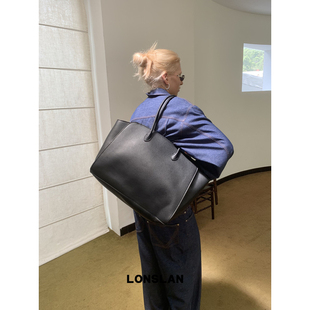 Lonslan BAG 2025NEW早秋复古百搭皮质高级简约通勤腋下包