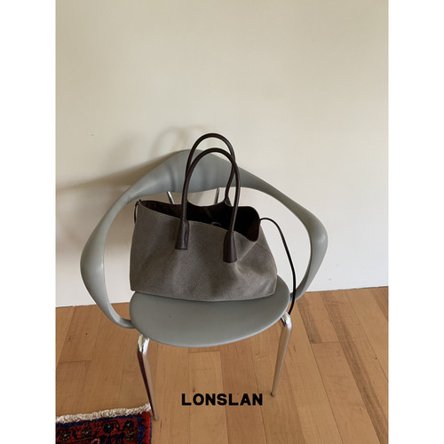 Lonslan BAG 26早秋 小众设计撞色慵懒风大容量单间托特包