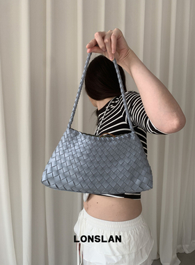 Lonslan BAG 2025  NEW高级感手工编织菜篮子腋下包