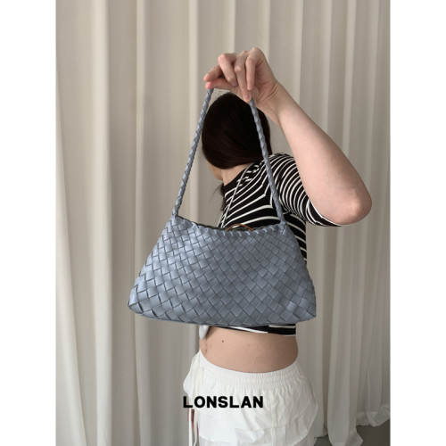 Lonslan BAG 2026  NEW高级感手工编织菜篮子腋下包