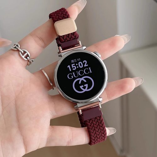 适用华为GT6pro尼龙磁吸表带手表