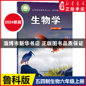 五四制六6年级上册生物教材课本山东科学技术出版 现货 社鲁科版 六6年级上册生物义务教育教科书 2024年新版 新华书店正版 正版
