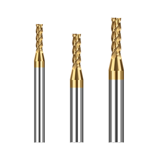 硬质合金钨钢涂层铣刀非标刃加长超硬65度4刃平底立铣刀CNC刀刃具