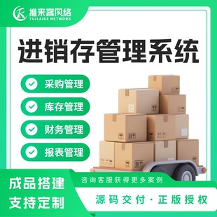 进销存出入库管理系统销售出入库软件仓库库存管理软件接定制开发