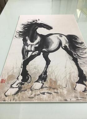 徐悲鸿立马图名家书画艺术高清