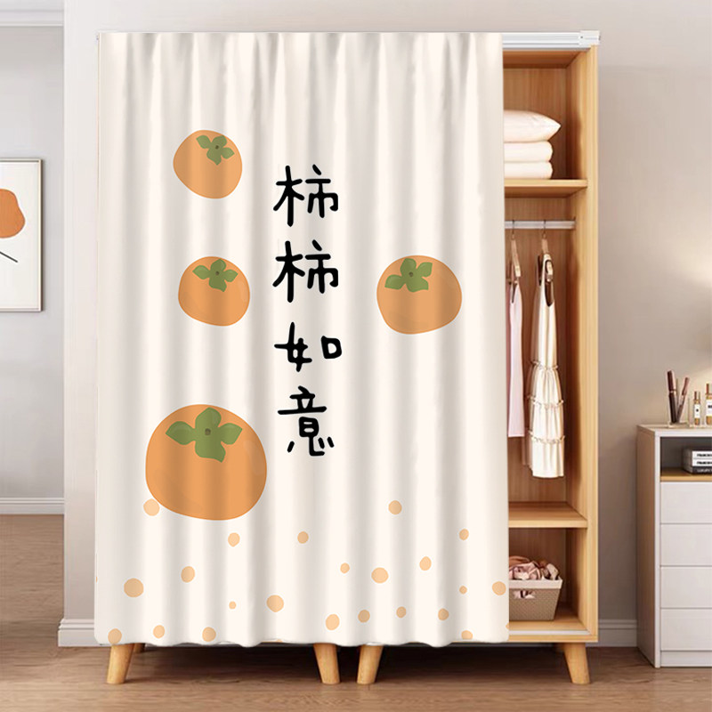 置物架布艺门帘遮挡帘图片