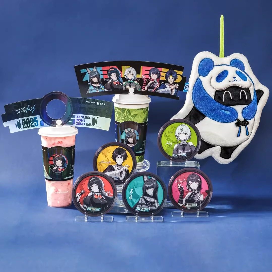 绝区零奶茶联动限定周边第二弹擦手巾亚克力杯垫桌面装饰摆件收藏