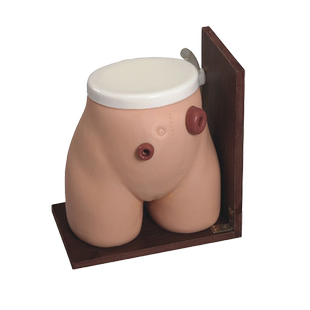 医训YX/38高级瘘管造口术护理模型演示瘘管造口术护理粪袋灌肠练习模具可以反复练习