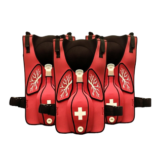 医训海姆立克急救训练马甲气管堵塞阻塞急救培训背心穿戴式成人梗塞模具窒息急救训练背心CPR急救训练背心