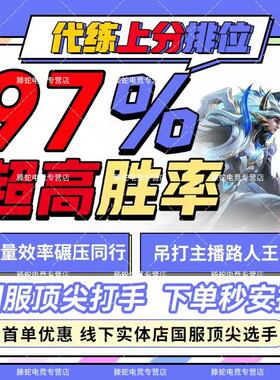 超高性价比高品质线下王者荣耀代打代练陪玩上分刷战力巅峰大国标