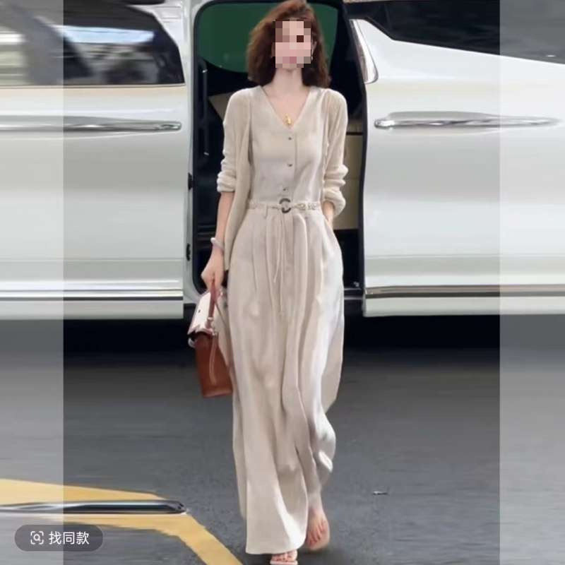 洋气秋季精致长裙时尚高