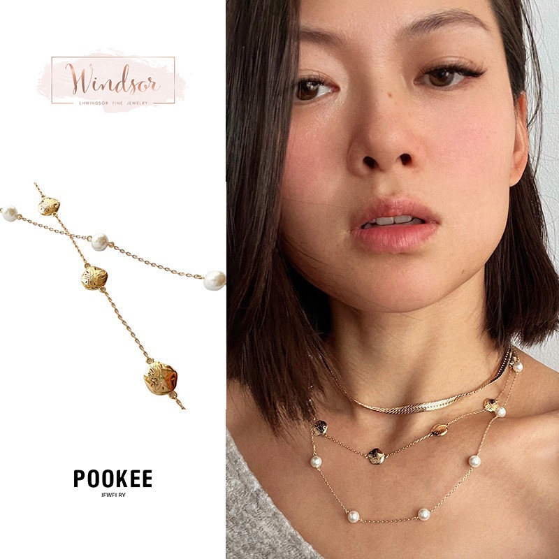 lhwindsor温莎珠宝 正品 海洋宝藏双层项链简单百搭小众原创设计