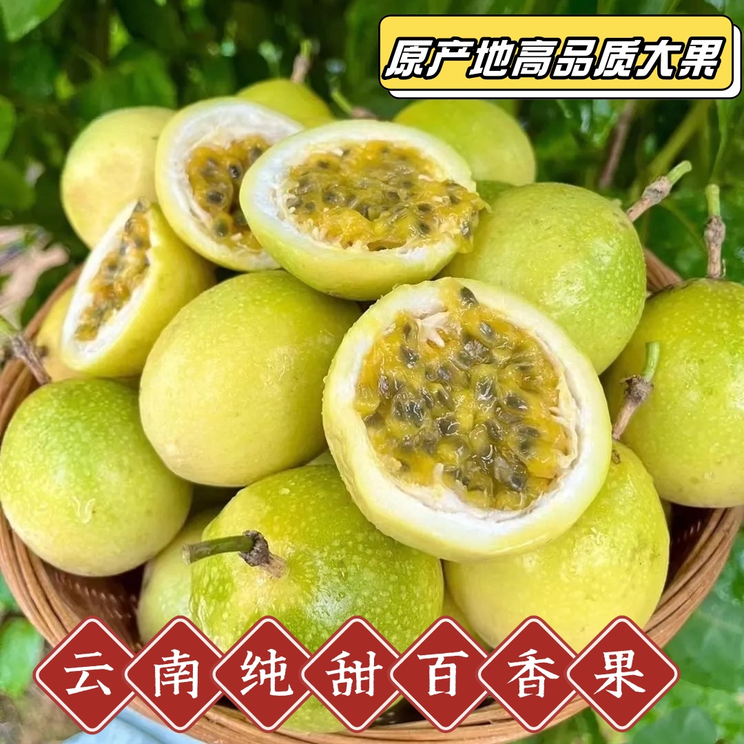 云南钦蜜9号黄金百香果新鲜水果当季整箱百香果包邮大原果酸甜果