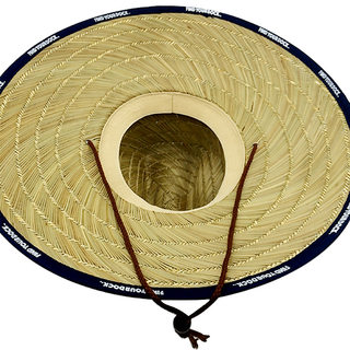 夏天遮阳爵士帽 折叠空心拉菲草帽 沙滩大沿草帽渔夫手工编织帽子