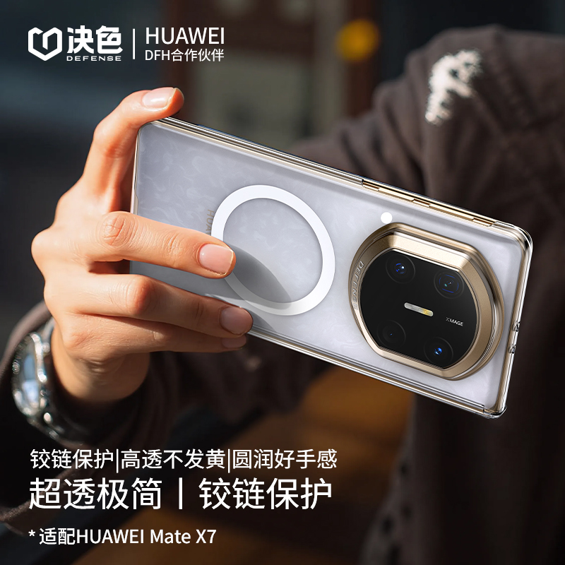 新款超薄透明磁吸手机壳