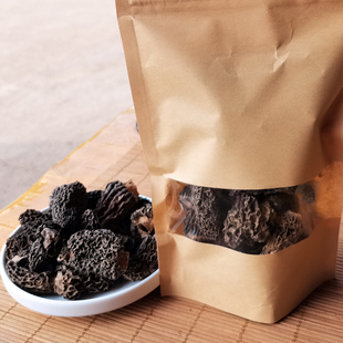 云南丽江特产野生羊肚菌干货羊肚蘑50克3到5食用野山菌煲汤营养好