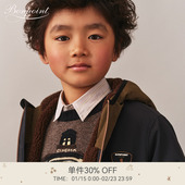 徽章拼色外套Bonpoint童装 1975 新品 2025秋冬大童