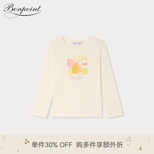 水果休闲T恤衫 1975 2025秋冬女大童 Bonpoint童装 新品