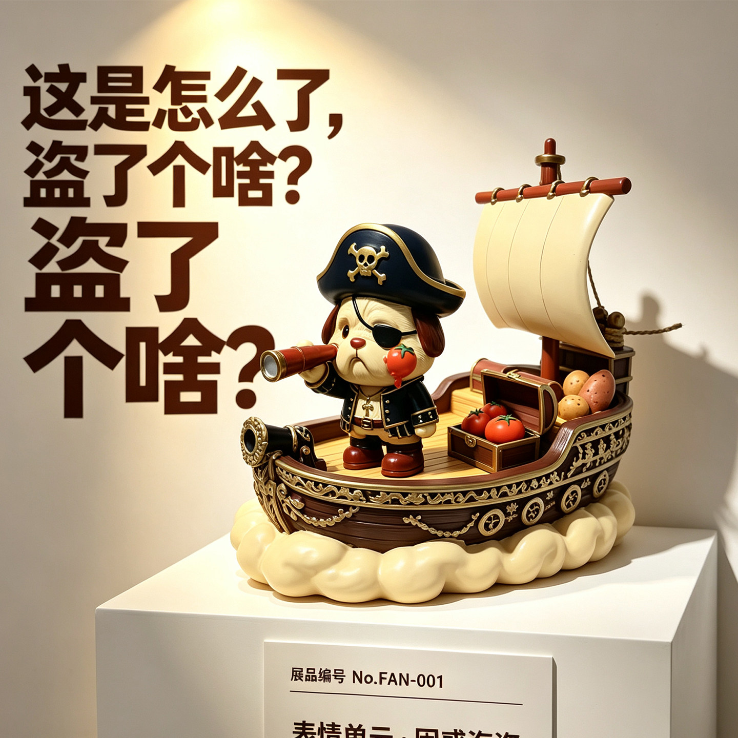 创意小众桌面摆件可爱玩偶客厅办公室橱窗玄关装饰品治愈生日礼物