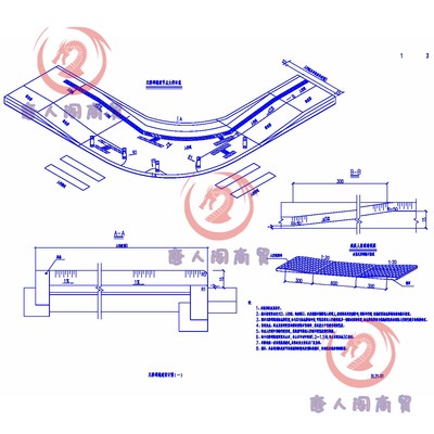 无障碍通道设计图CAD详图做法节点大样图人行道路口缘石坡道盲道