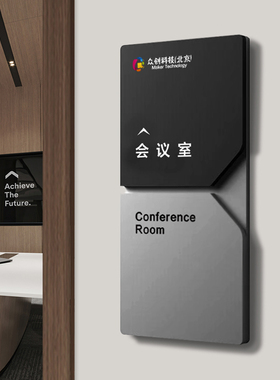 高档办公室门牌定制！！公司标识牌高级总经理会议室教室综合部门科室牌高端亚克力工作室指示牌定做标识标牌