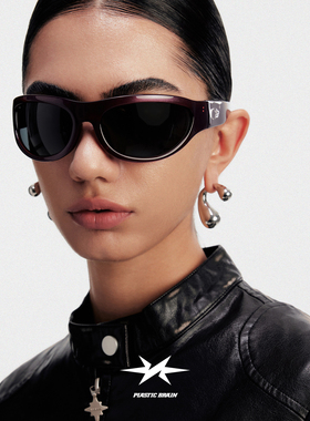 【小鬼/朱志鑫同款】PLASTICBRAINY2K未来感欧美风墨镜千禧太阳镜