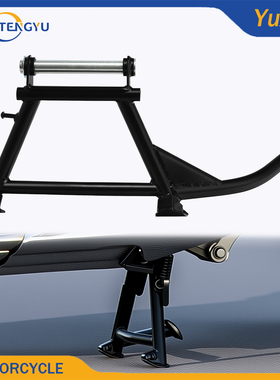 适用本田金翼GL1800F6B 2018-2023年 改装双撑起车支架大脚撑支架