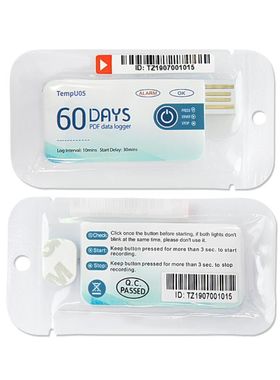 药品冷藏箱冷藏运输车塑料大棚一次性温度记录仪usb插口 TempU05