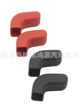 适用于JEEP牧马人JK JL JT十周年前杠拖钩保护套黑色红色改装配件