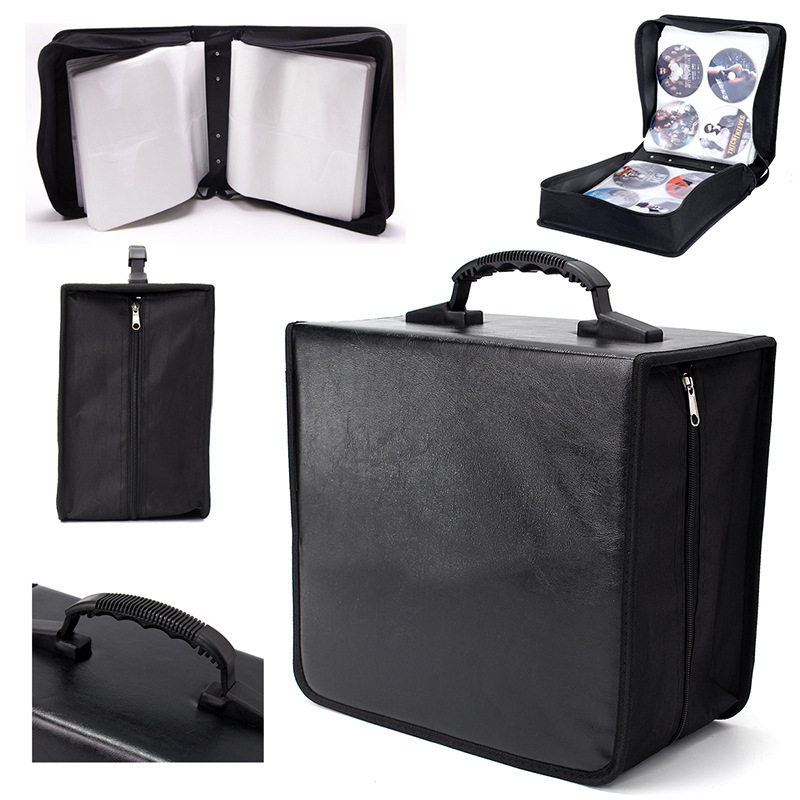 400片大号光碟册光盘收纳包丝光布碟片袋CD包家用DVD蓝光碟收纳盒