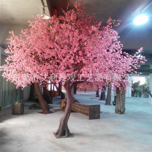桃花树室内外婚庆布置道具装饰花树梅花树植物假树婚典