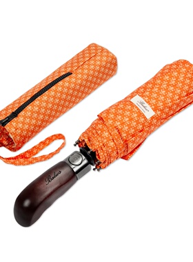 英国Balios雨伞双层实木手柄男士商务贵族伞自动折叠伞送情人礼物