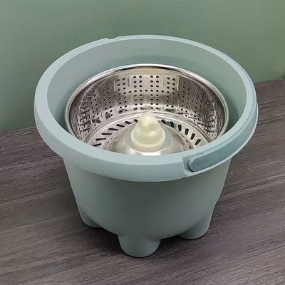 加厚拖把甩干桶通用手压拖把甩水桶旋转拖把桶脱水篮单桶单筒家用