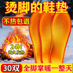 垫仿生自热技术持久锁温暖脚垫防寒保暖男女 自发热鞋 秒杀 普通款