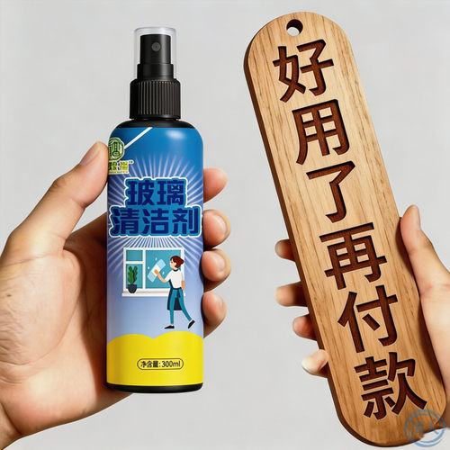 3.6元5瓶强力玻璃除垢清洁剂