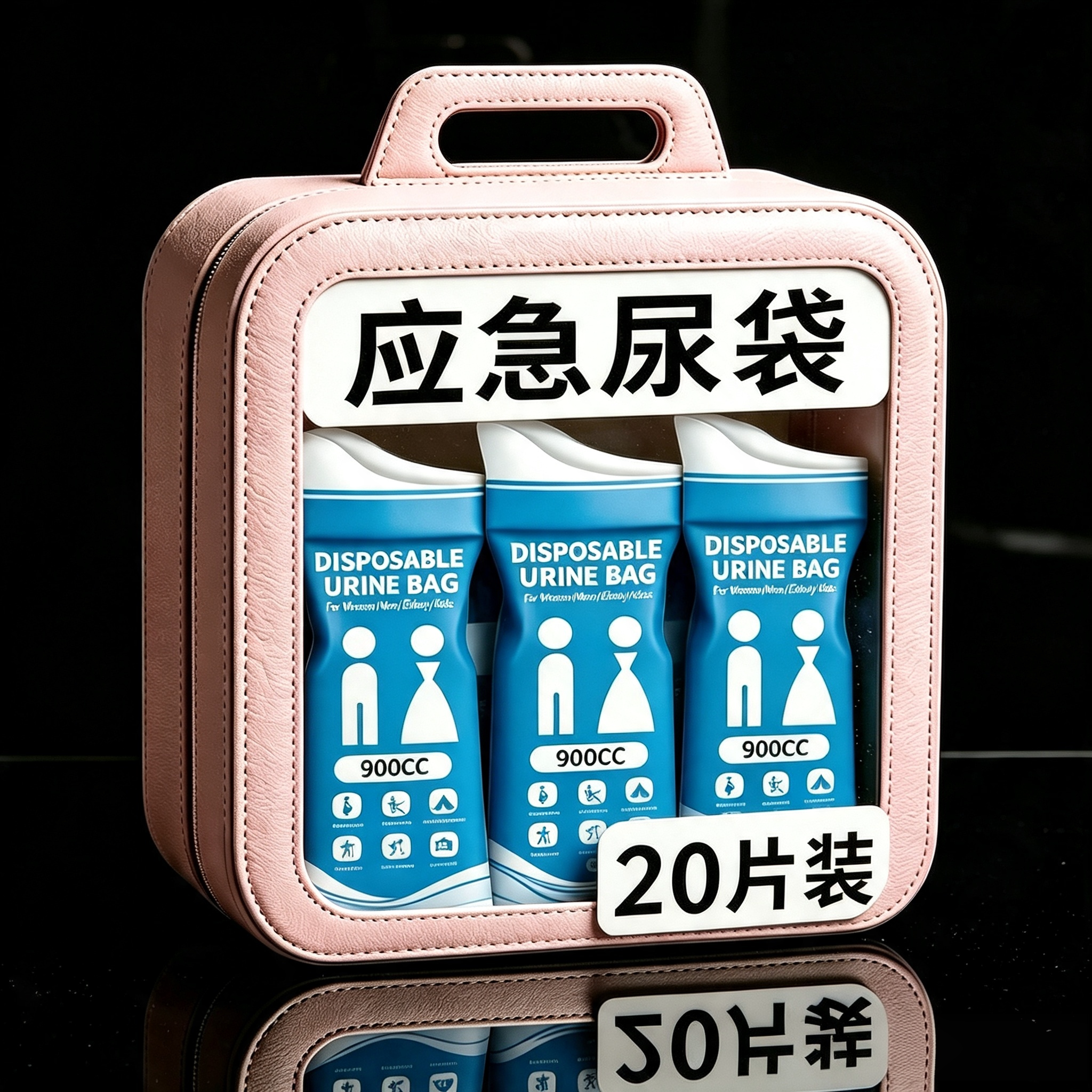 一次性应急尿袋男女通用大口径车用成人儿童便携户外小便旅行神器