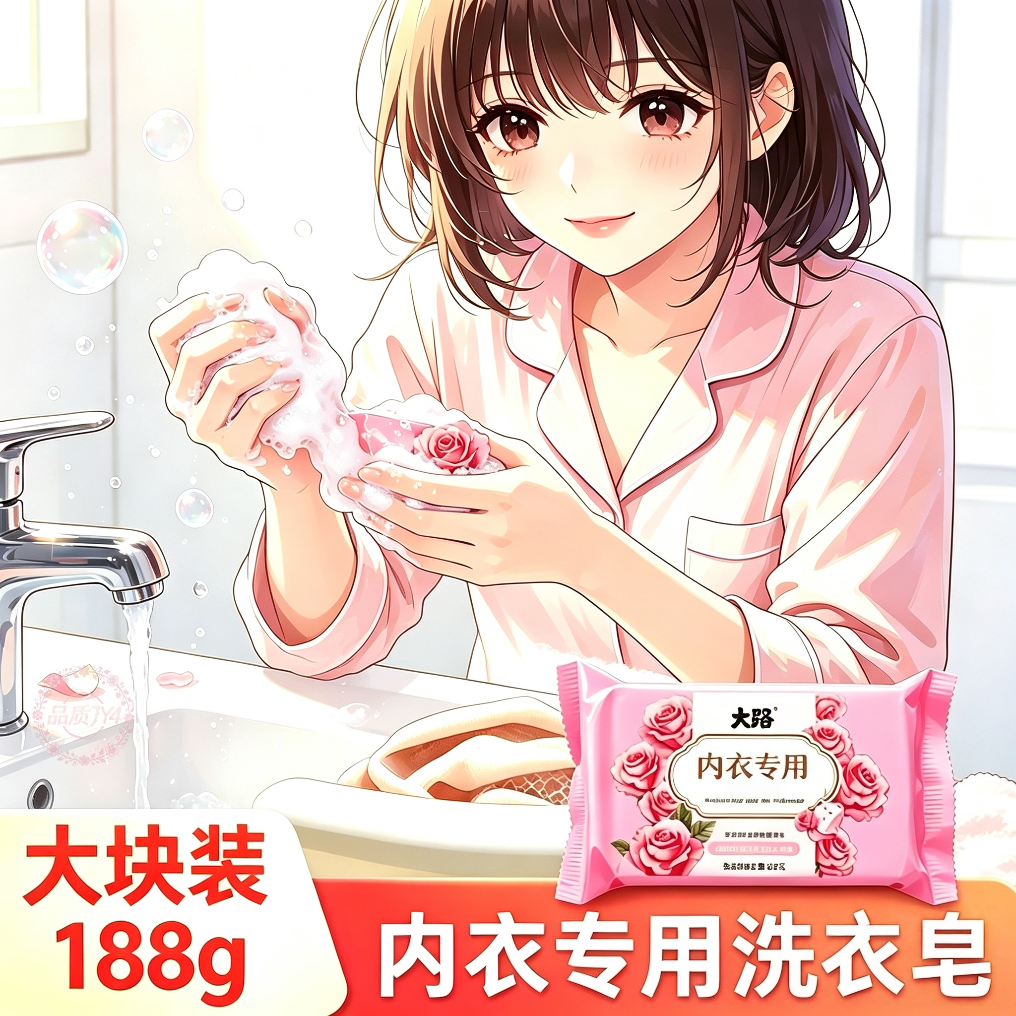 大路内衣皂10块装去渍去黄留香