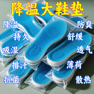 学生军训专用自释放冷感冰鞋垫持续降温防臭抗菌不臭脚跑步不累