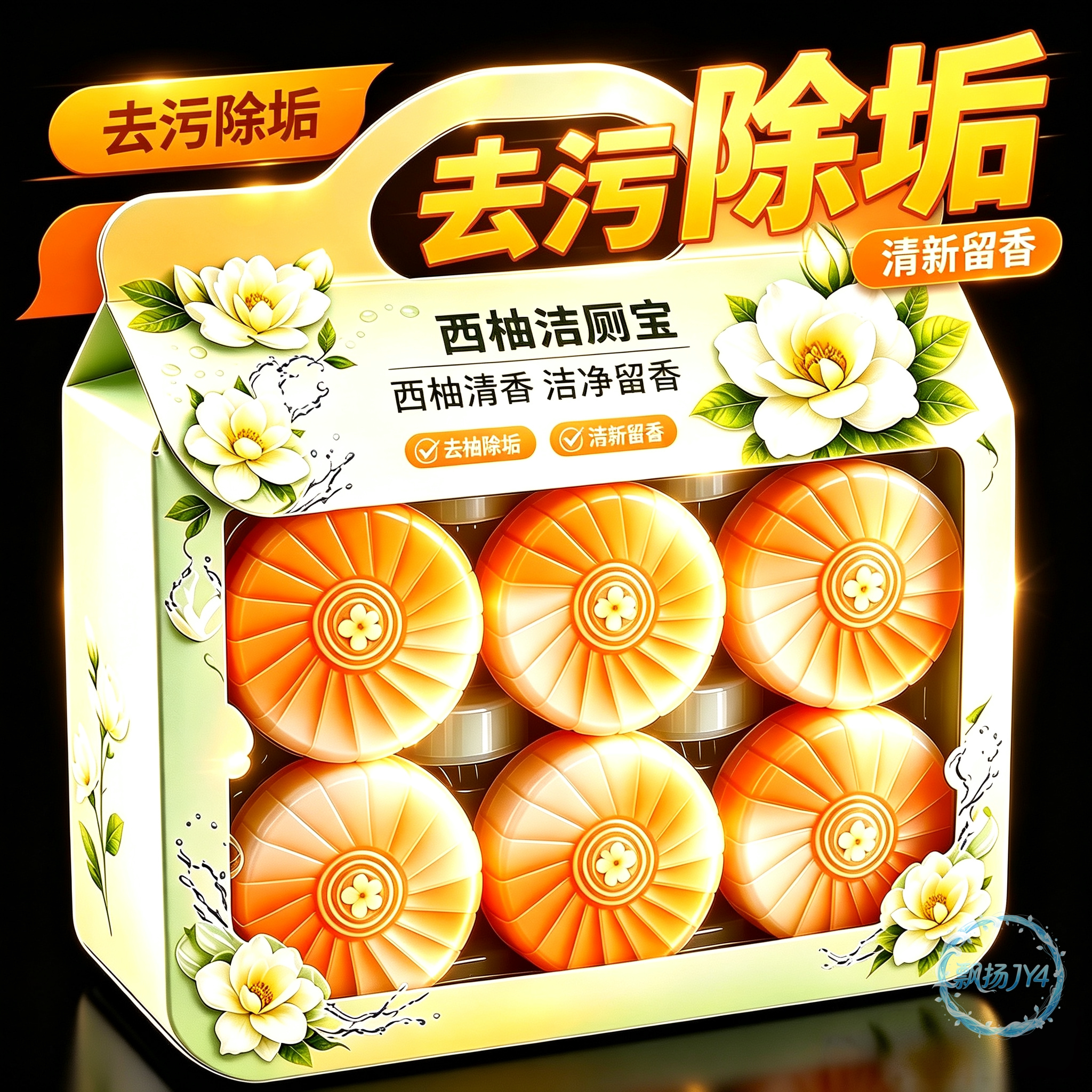 西柚清香洁厕宝马桶除臭去味