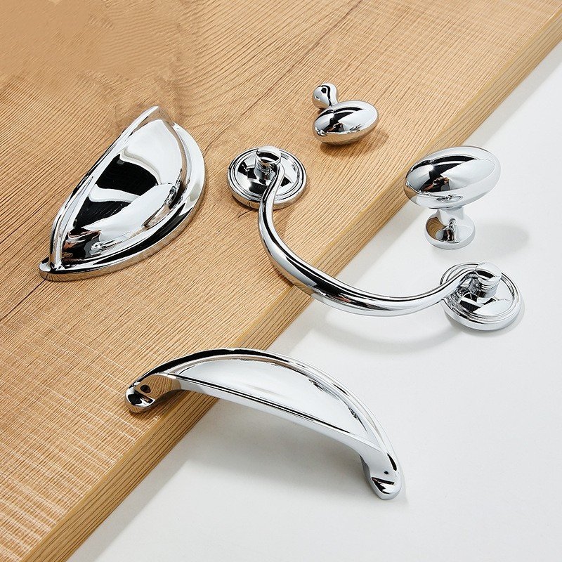 黄铜法式银色贝壳抽屉拉手现代简约高档奶油风极简橱柜衣柜门把手,基础建材,小拉手,淘宝优惠券,粉丝福利购,淘宝优惠卷