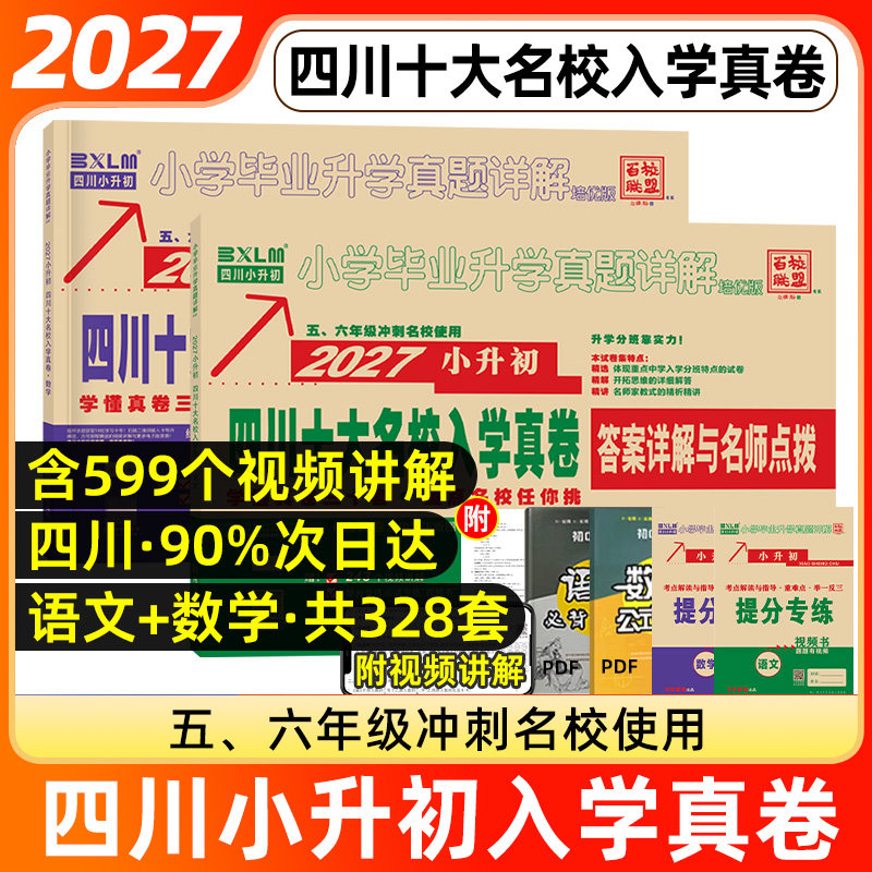 四川成都十大名校小升初真题卷