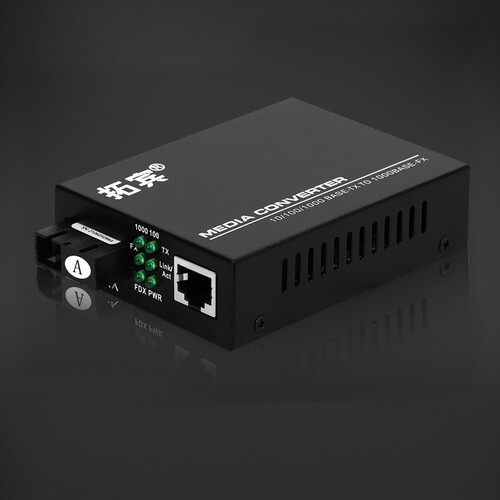 拓宾光纤收发器千兆单模sc1000m