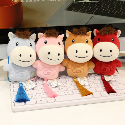 毛绒玩具马驹呆萌偶创意青