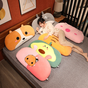 抱面包可爱床上靠垫枕头宿舍床头奇怪枕毛绒玩具夹腿睡觉法棍长条