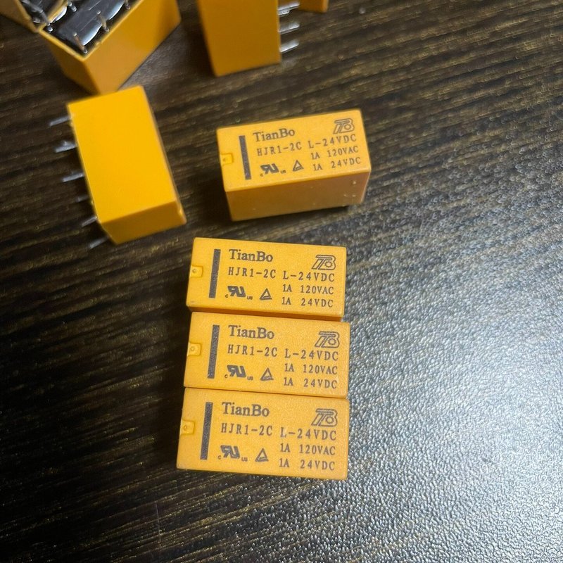 可维修天波继电器，HJR 1-2C L-24VDC两组转换8脚1A议价图片