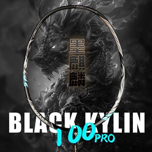 仕麒墨麒麟100pro球拍65T碳素6.1实芯超细中杆速度拍攻防兼备高端