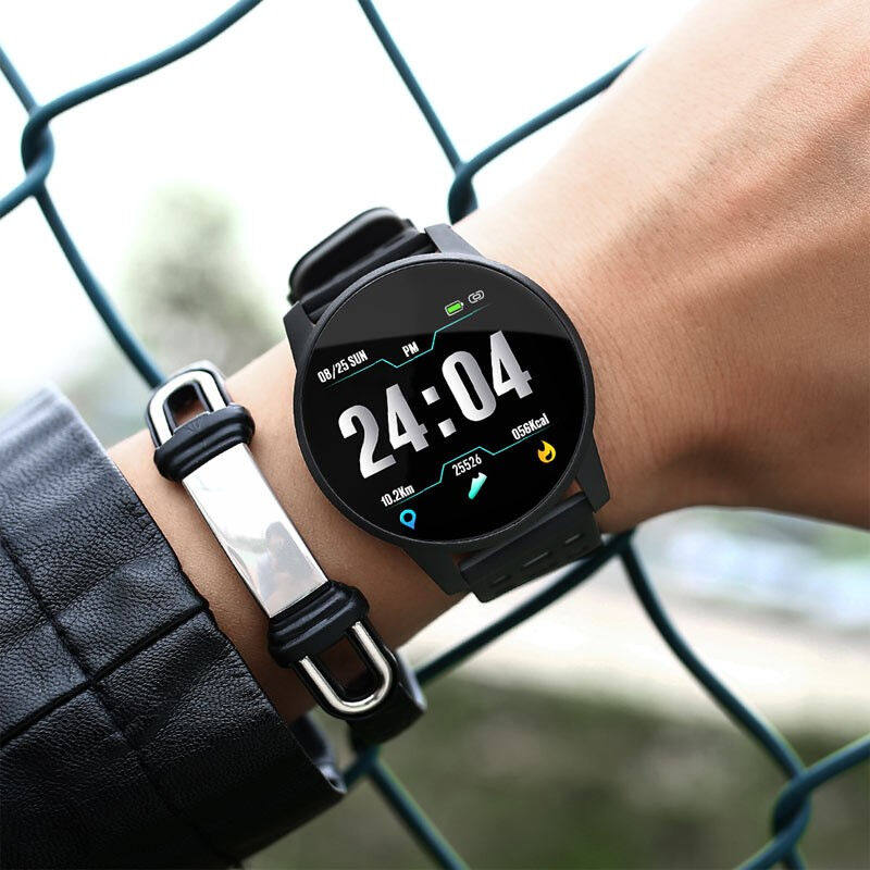 ots多功能触摸大屏电子手表男防水户外蓝牙运动实时心率学生智能