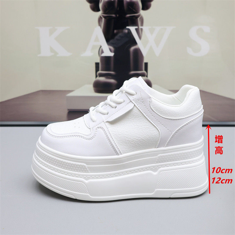 厚底小白鞋女2026新款春夏超火内增高8cm休闲运动鞋矮个百搭板鞋